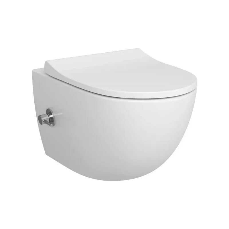 Vitra Sento Asma Klozet, Rim-ex, Gizli Montajlı, 54 cm, Entegre Musluklu, Beyaz - 7748B003-1684 - Entegre Ara Musluklu Klozet