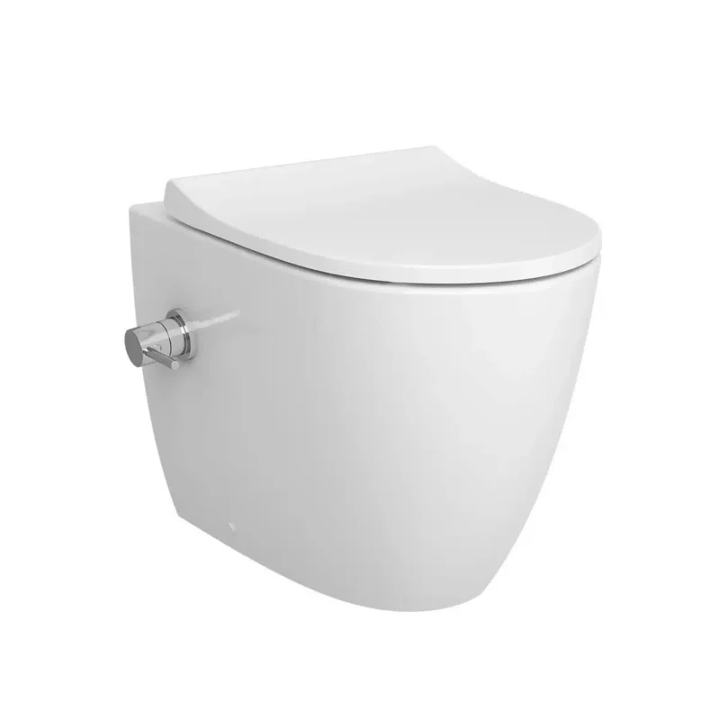 Vitra Sento Yerden Klozet - 7985B003-7201 - Entegre Ara Musluklu Klozet