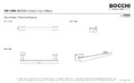 Bocchi Matera Havluluk Uzun 350 mm Krom - 3021-0006 - Havluluk - 1