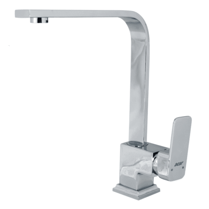 Acar Angled Kuğu Lavabo Bataryası - 10.01.201 - ARMATÜR, Lavabo Bataryası