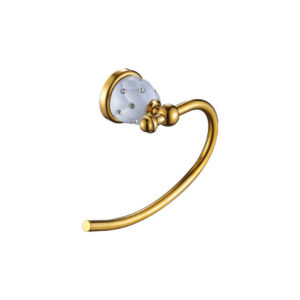 Acar Elegant Gold Yuvarlak Havluluk - 01.08.521 - AKSESUAR, Havluluk