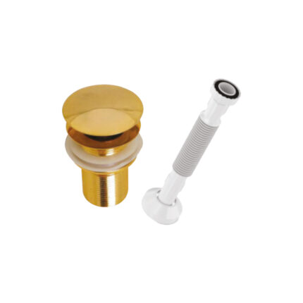 Acar Osmanlı Gold Klik Klak Lavabo Sifonu - Sif-4097 - Basmalı Sifon , Gider (Pop-Up)