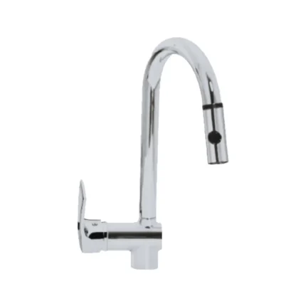 Acar Platin Spiralli Kuğu Eviye Bataryası - 08.01.301 - Spiralli Mutfak Eviye Bataryası