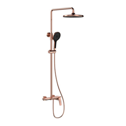 Acar Roza Bronz Banyo Bataryası ve Duş Sistemi