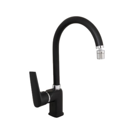 Acar Safir Black Kuğu Eviye Bataryası - 07.07.390 - ARMATÜR, Mutfak Eviye Bataryası