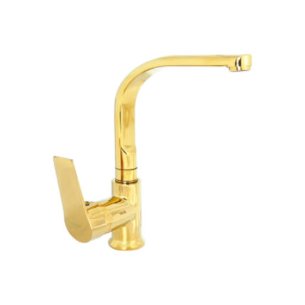 Acar Stilla Gold Kuğu Lavabo Bataryası - 06.01.221 - ARMATÜR, Lavabo Bataryası