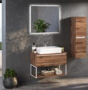 Badella Lines 2885 V31 Banyo Dolabı 85 cm - Lines-2885-V31-85 - Banyo Dolabı Takımı