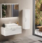 Badella Mobelco 28100 V31 Banyo Dolabı 100 cm - Mobelco-28100-V31-100 - Banyo Dolabı Takımı