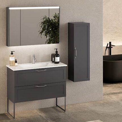 Badella Mobelco 55100 V33 Banyo Dolabı 100 cm - Mobelco-55100-V33-100 - Banyo Dolapları