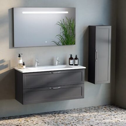 Badella Mobelco 55120 V32 Banyo Dolabı 120 cm - Mobelco-55120-V32-120 - Banyo Dolapları