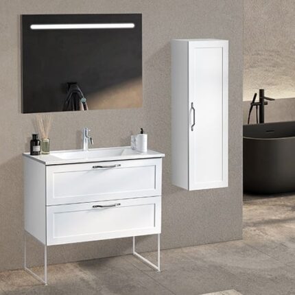 Badella Mobelco 5585 V31 Banyo Dolabı 85 cm - Mobelco-5585-V31-85 - Banyo Dolapları