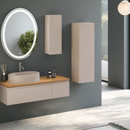 Badella Royal 28120 V31 Banyo Dolabı 120 cm - Royal-28120-V31-120 - Banyo Dolapları