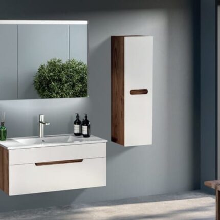 Badella Toledo 39100 V31 Banyo Dolabı 100 cm - Toledo-39100-V31-100 - Banyo Dolapları