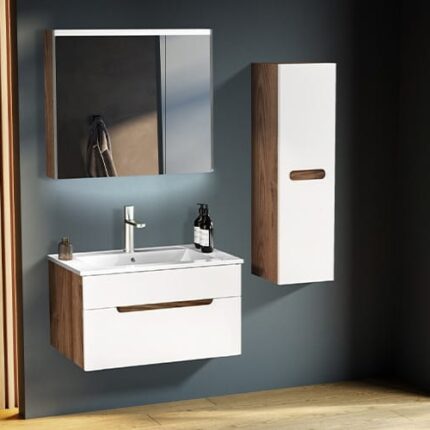 Badella Toledo 3985 V31 Banyo Dolabı 85 cm - Toledo-3985-V31-85 - Banyo Dolapları