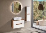 Badella Toledo 5585 V32 Banyo Dolabı 85 cm - Toledo-5585-V32-85 - Banyo Dolapları