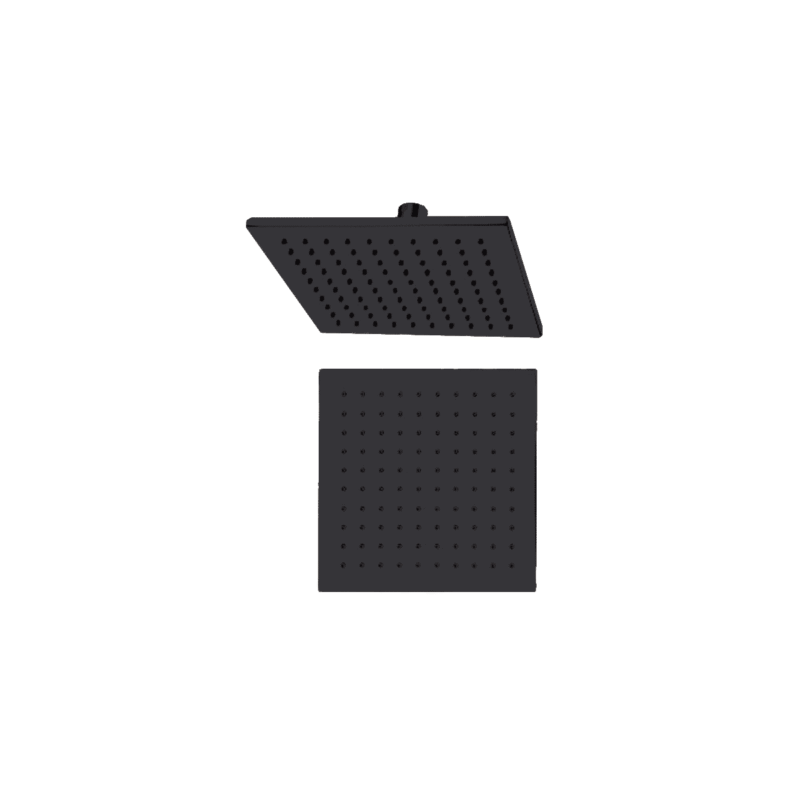 Bocchi Air2 200S Tepe Duşu 200X200 mm Kare Siyah - 5800-0003-AB - Tepe Duşları