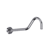 Bocchi Duvardan Tepe Duşu Kolu Klasik 400 mm Krom - 5750-0007 - Tepe Duş Borusu