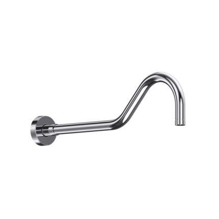 Bocchi Duvardan Tepe Duşu Kolu Klasik 400 mm Krom - 5750-0007 - Tepe Duş Borusu