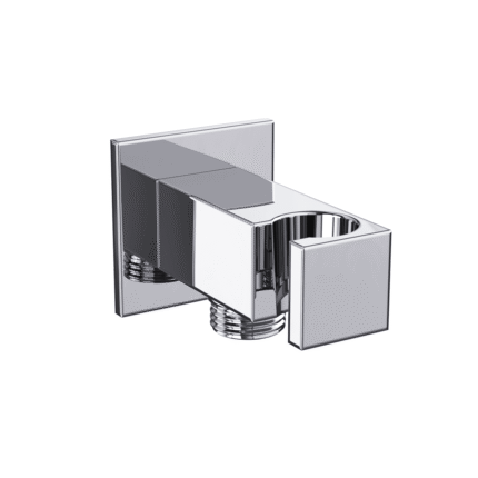 Bocchi El Duşu Çıkış Dirseği Askılı Kare Krom - 5700-0006 - Duş Çıkış Dirseği