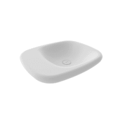 Bocchi Fenice Çanak Lavabo 54 cm Deliksiz Mat Beyaz