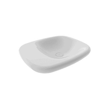 Bocchi Fenice Çanak Lavabo 54 cm Deliksiz Parlak Beyaz