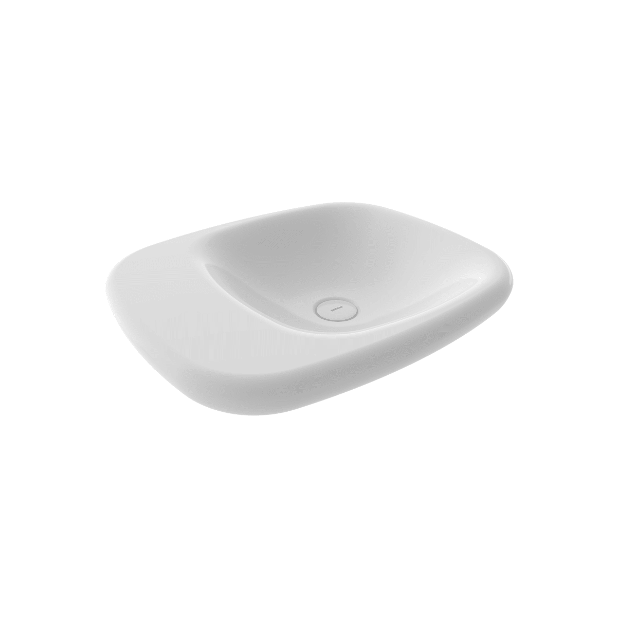 Bocchi Fenice Çanak Lavabo 54 cm Deliksiz Parlak Beyaz Bocchi Fenice Çanak Lavabo 54 cm Deliksiz Parlak Beyaz