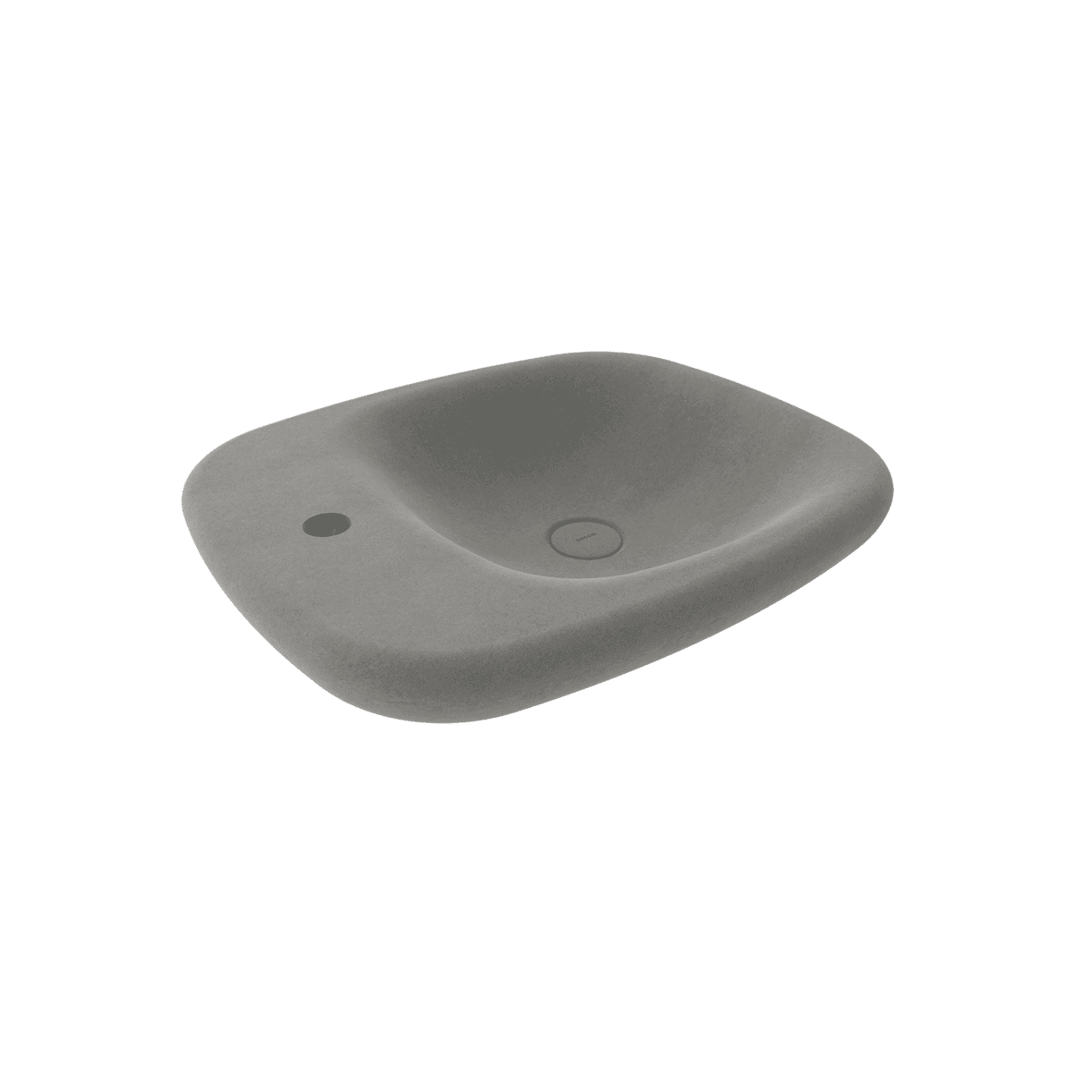 Bocchi Fenice Çanak Lavabo 54 cm Mat Beton Bocchi Fenice Çanak Lavabo 54 cm Mat Beton