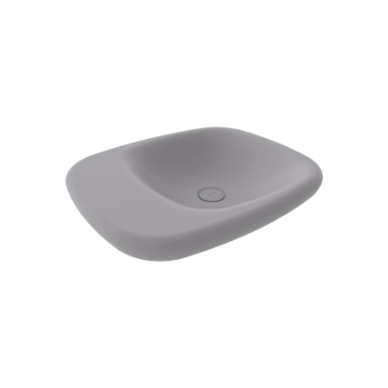 Bocchi Fenice Çanak Lavabo 54 cm Deliksiz Mat Gri - 1489-006-0125 - Çanak Lavabo