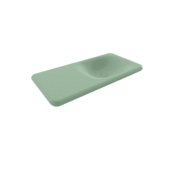 Bocchi Fenice Etajerli Lavabo 90 cm Deliksiz Mat Mint Yeşil