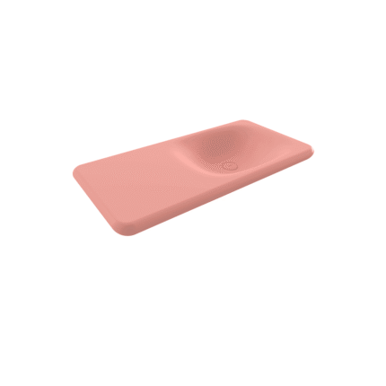 Bocchi Fenice Etajerli Lavabo 90 cm Deliksiz Mat Somon - 1490-032-0125 - Etajerli Lavabo