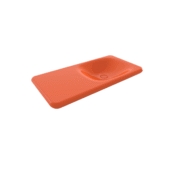 Bocchi Fenice Etajerli Lavabo 90 cm Deliksiz Parlak Turuncu - 1490-012-0125 - Etajerli Lavabo