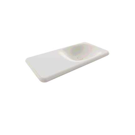 Bocchi Fenice Etajerli Lavabo 90 cm Parlak Bisküvi - 1490-014-0125 - Etajerli Lavabo