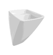 Bocchi Firenze Asma Monoblok Lavabo Armatür Deliksiz Parlak Beyaz - 1082-001-0125 - Monoblok Bütün Lavabo