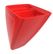 Bocchi Firenze Asma Monoblok Lavabo Parlak Kırmızı