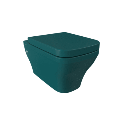 Bocchi Firenze Rimless Asma Klozet Mat Petrol Mavisi - 1304-071-0128 - Asma Klozet
