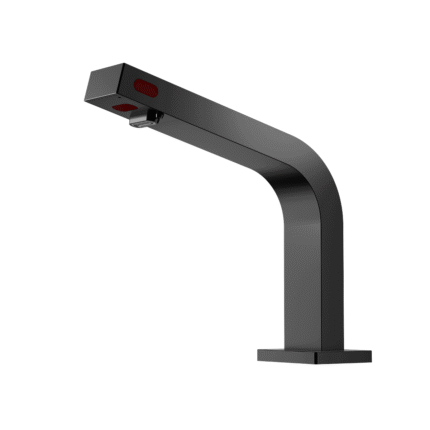 Bocchi Fotoselli Sabun Ve Tek Su Girişli Lavabo Bataryası Siyah - 4000-0026-AB - Fotoselli Lavabo Bataryası