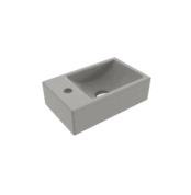 Bocchi Milano Dar Sol Lavabo 37 cm Mat Beton - 1418-069-0126 - Mini Lavabo