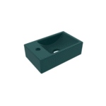 Bocchi Milano Dar Sol Lavabo 37 cm Mat Petrol Mavisi - 1418-071-0126 - Mini Lavabo