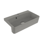Bocchi Milano Dar Yarım Tezgah Lavabo 50X30 cm Mat Beton - 1543-069-0126 - Yarım Tezgah Lavabo