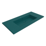 Bocchi Milano Etajerli Lavabo 100 cm Mat Petrol Mavisi - 1105-071-0126 - Etajerli Lavabo