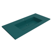 Bocchi Milano Etajerli Lavabo 100 cm Mat Petrol Mavisi - 1105-071-0126 - Etajerli Lavabo