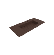 Bocchi Milano Etajerli Lavabo 100 cm Üç Delikli Mat Kahve - 1105-025-0127 - Etajerli Lavabo
