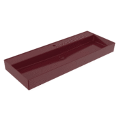 Bocchi Milano Etajerli Lavabo 120 cm Parlak Burgonya Bordosu - 1394-072-0126 - Etajerli Lavabo