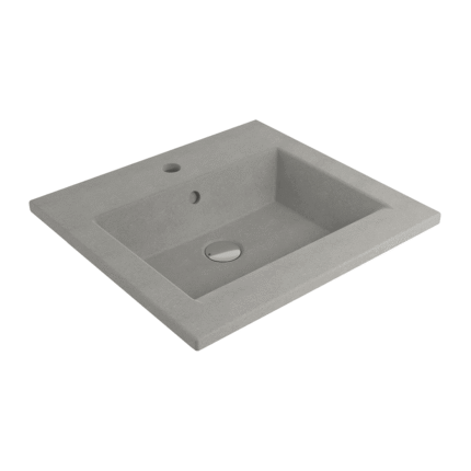 Bocchi Milano Etajerli Lavabo 50 cm - Mat Beton - 1643-069-0126 - Etajerli Lavabo