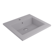 Bocchi Milano Etajerli Lavabo 50 cm - Mat Gri - 1643-006-0126 - Etajerli Lavabo