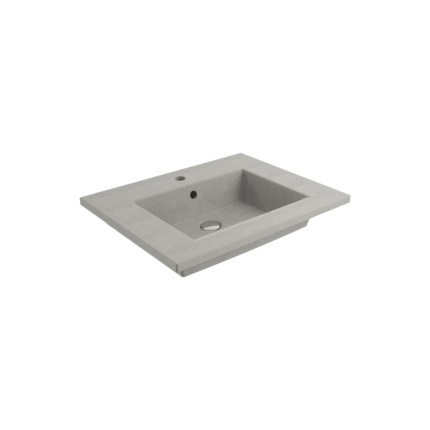 Bocchi Milano Etajerli Lavabo 60 cm Mat Beton - 1161-069-0126 - Etajerli Lavabo