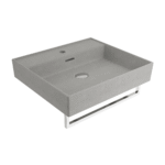 Bocchi Milano Lavabo 50 cm - Mat Beton - 1644-069-0126 - Tezgah Üstü Lavabo - 1