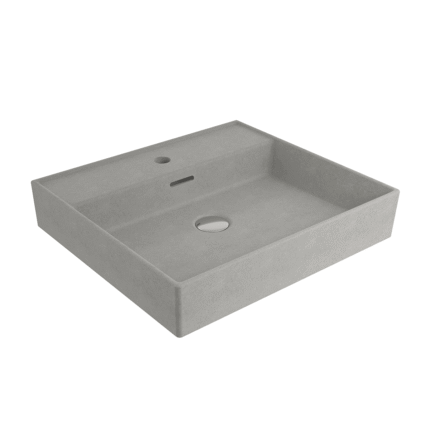 Bocchi Milano Lavabo 50 cm - Mat Beton - 1644-069-0126 - Tezgah Üstü Lavabo