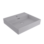 Bocchi Milano Lavabo 50 cm - Mat Gri - 1644-006-0126 - Tezgah Üstü Lavabo