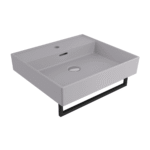 Bocchi Milano Lavabo 50 cm - Mat Gri - 1644-006-0126 - Tezgah Üstü Lavabo - 2